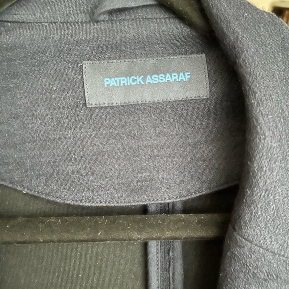 Patrick Assaraf Cotton Wool Blazer Men’s Large in Navy - Picture 4 of 5